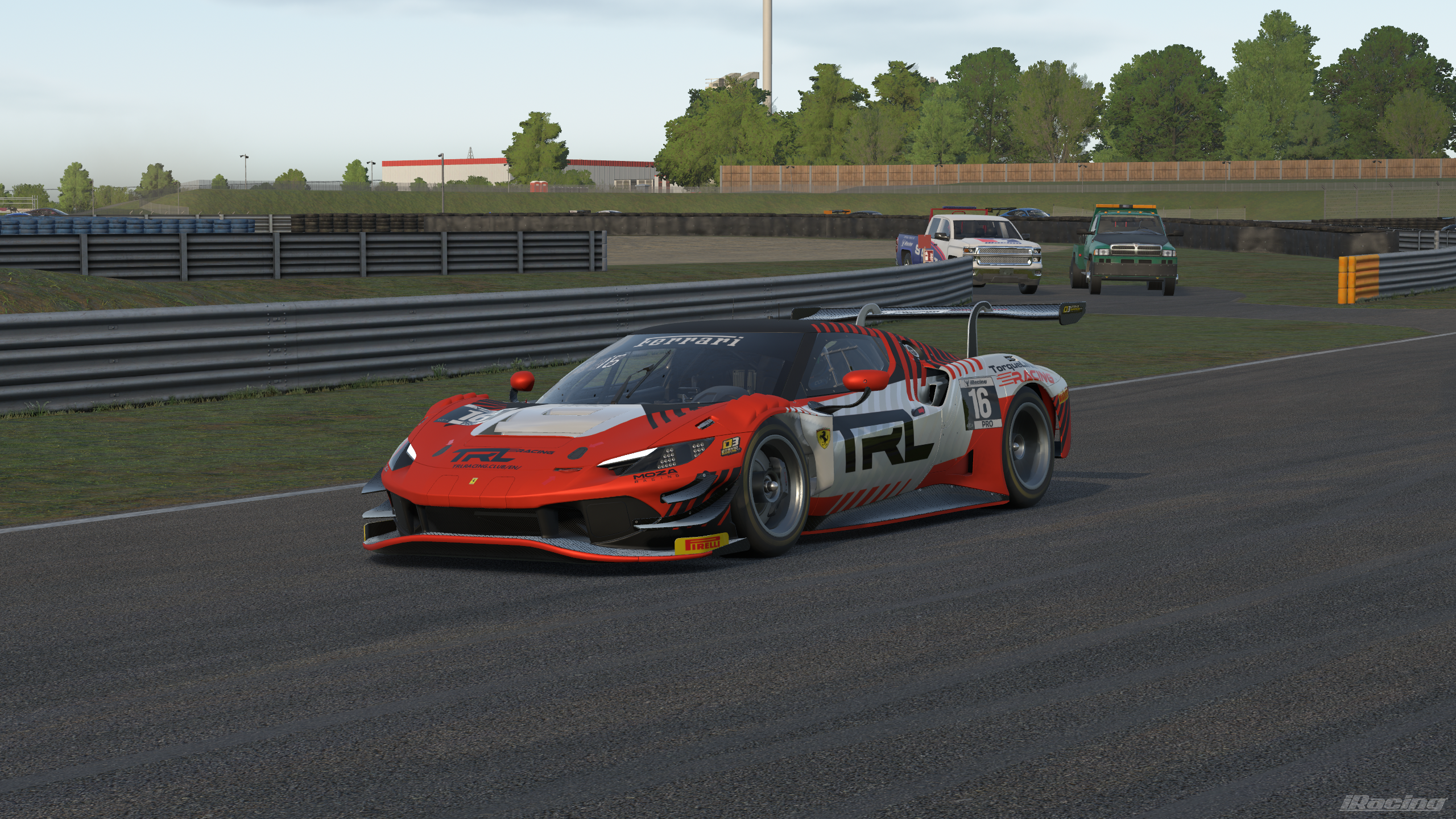 Ferrari 296 GT3 Livery on DTM Oschersleben
