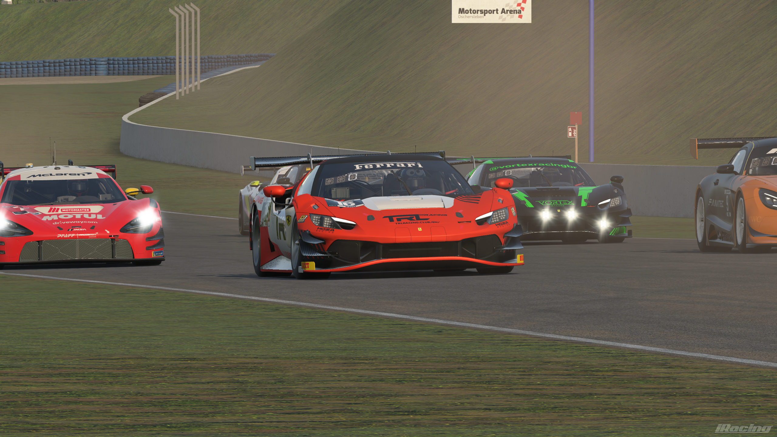 Ferrari 296 GT3 Livery on DTM Oschersleben
